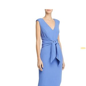 Adrianna Papell Women's‎ Rio Knit TIE Sheath Dress, Lavender Lake size 16